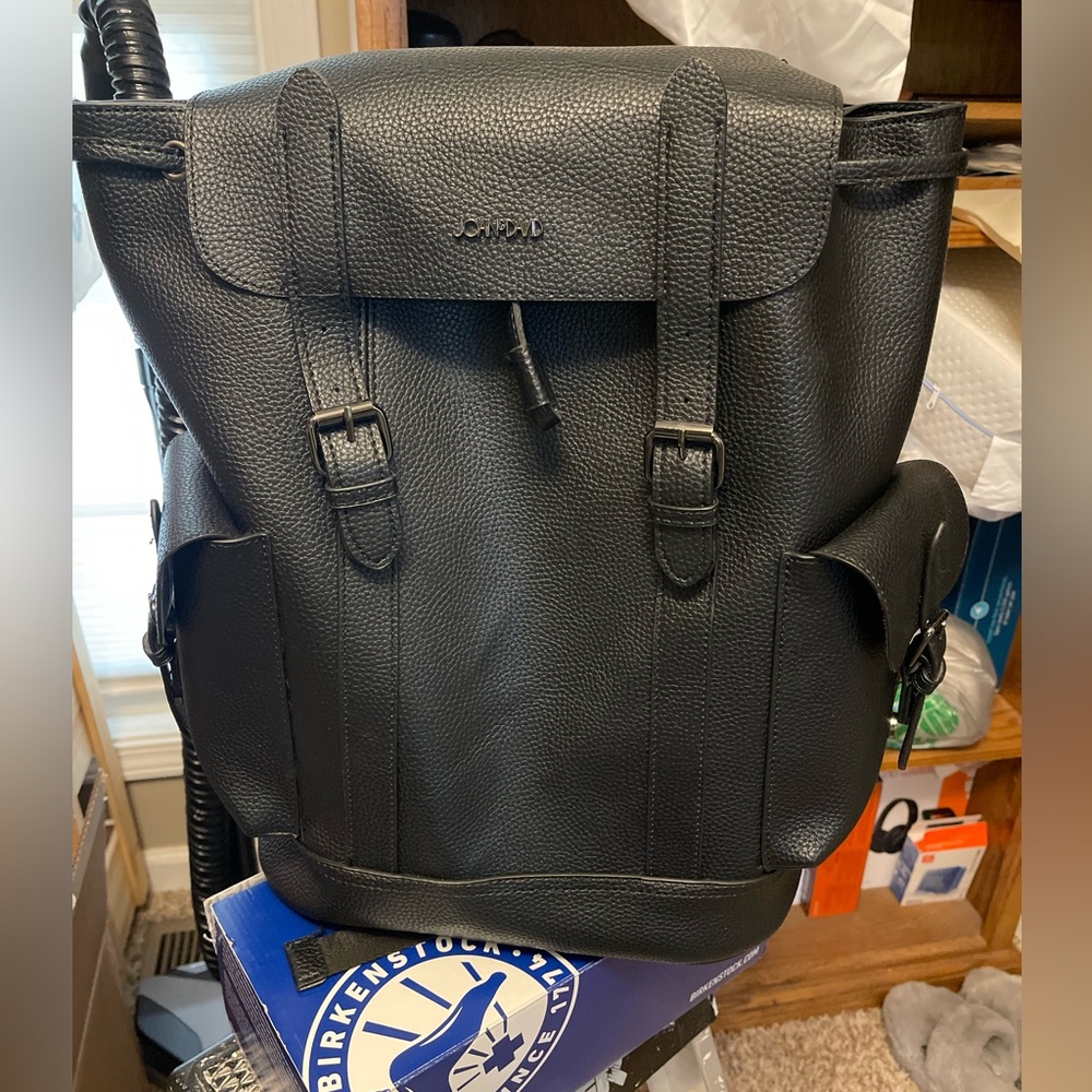 Black Leather backpack
